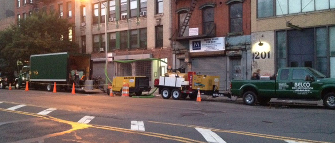 Chrystie Street- Drain, sewer, and potable pipe sytems replaced in a single weekend